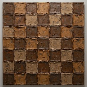 Eternal Topographies: A Sculpted Monolith Of Rhythmic Cells And Primordial Earth Tones — David Moreau