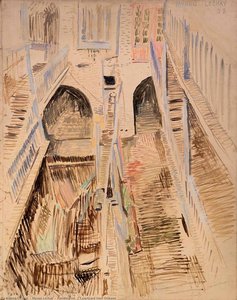 Painting No. 3 Courtyard New Orleans — Myron Lechay