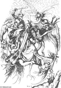 Temptation Of St Anthony — Martin Schongauer