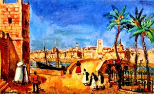 Set Decor For Opera 'carmen' By Georges Bizet — Pyotr Konchalovsky, Impressionism