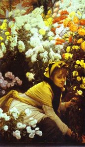Chrysanthemums — Jacques Joseph Tissot, Realism