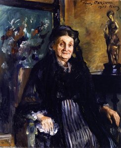 Frau Marie Moll — Ловис Корнит, Bridging Impressionism & Expressionism