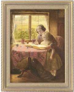 The Reading Lesson — Thomas Herbert Maguire