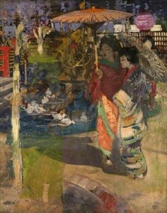 In A Japanese Garden — George Henry