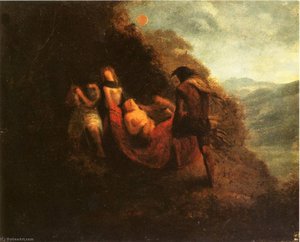 Mythologische Szene (Siegfrieds Tod )
