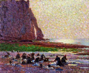 Laundresses by the Sea at Etretat