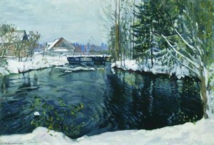 The First Snow — Stanislav Zhukovsky