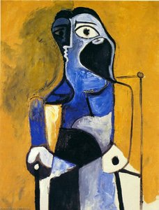 Gesässigte Frau (9) — Pablo Picasso