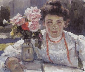 Portrait Of E. V. Surikova — Vasily Ivanovich Surikov