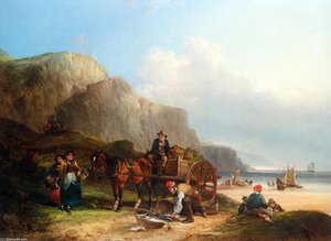 Scene In The Isle Of Wight — William Shayer Senior