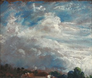 Cloud Study: Horizon Of Trees — John Constable Reeve