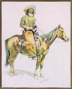 An Arizona Cowboy-sj — Frederic Remington