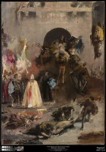 Scene From The Spanish Inquisition — Henri Regnault