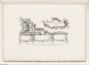 Partie Des Ornées De La Carte Chronologique Du Roy Faite En