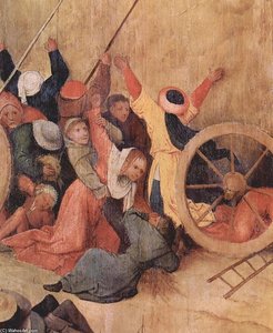 Haywain (detail) — Hieronymus Bosch, Early Netherlandish Symbolism