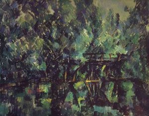 Bridge And Pool — Paul Cézanne, Post-impressionism