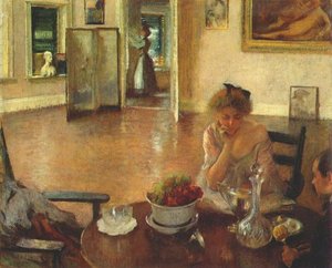 The Breakfast Room — Edmund Charles Tarbell