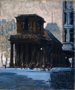 King's Chapel, Boston — George Benjamin Luks