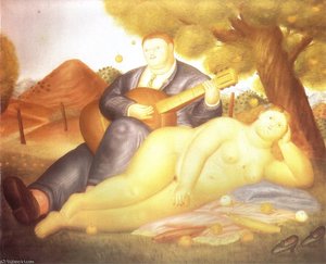Concert À La Campagne — Fernando Botero
