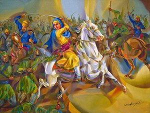 Mata Bhag Kaur — Devender Pal Singh, Contemporary Realism