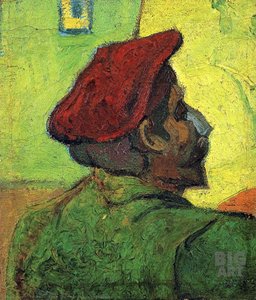 Paul Gauguin (man In A Red Beret) — Vincent Willem Van Gogh, Post-impressionism
