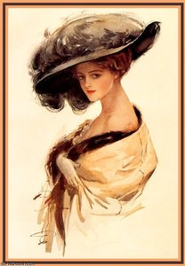 Untitled (8579) — Harrison Fisher, Art Nouveau