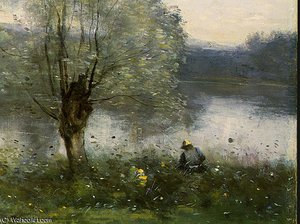 Ville D_avray (detail - ) — Jean-baptiste-camille Corot