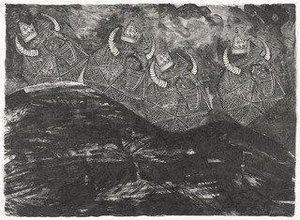 Marching (plate, folio 8) from Oda a Lorca