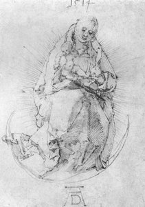 Crescent Madonna — Albrecht Dürer