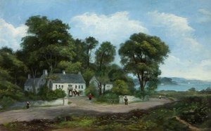 A Roadside Inn View On The Carrickfergus Road — Hugh Frazer