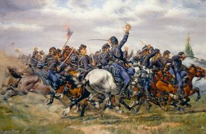 The Pell Mell Charge — William Trego
