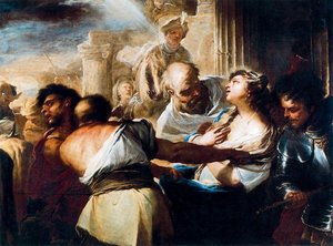 Saint Lucia Led To The Martyrdom — Luca Giordano