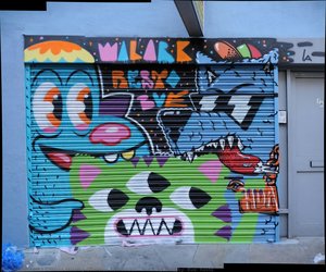 Mural by Malarky, Bue, Resto