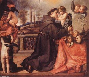 St Anthony of Padua with Christ Child
