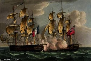 Capture Of L'immortalite, October 20th — Thomas Whitcombe