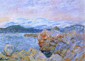 The Gulf Juan At Antibes — Claude Monet, Impressionist Landscape
