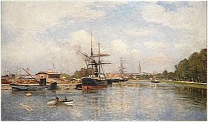 Chantiers Navals À Caen — Stanislas Lépine