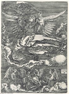 Sudarium Ausgebreitet Von Einem Engel — Albrecht Dürer