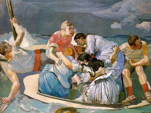 Surprised By The Storm — Ferdinand Hodler