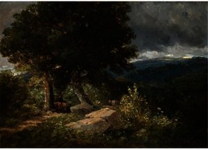 Travellers On The Road To Bettwys-Y-Coed