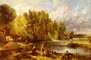 The Young Waltonians — John Constable, Romantic Landscape