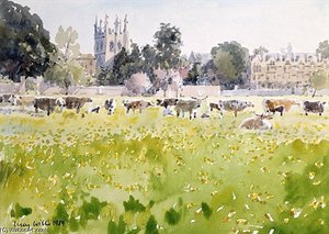 Looking Across Christ Church Meadows — Lucy Willis