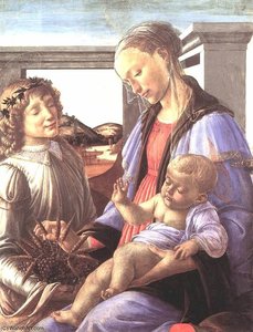 Madonna And Child With An Angel — Sandro Botticelli