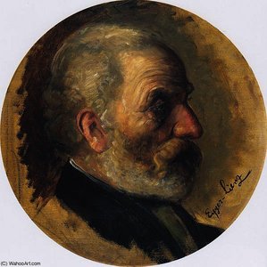 Man's Head — Albin Egger-lienz