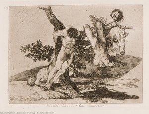 Se Defiende Bien 1 — Francisco José De Goya Y Lucientes