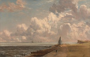 Harwich Das Low Lighthouse Und Beacon Hill — John Constable
