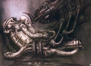 Hr Giger Pilotincockpit — H.r. Giger