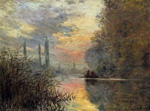 Tarde Vespertina En Argenteuil — Claude Monet, Impressionismo Francés
