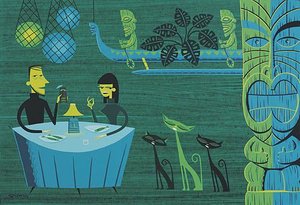 Cat Serrenade — Josh Agle (shag)