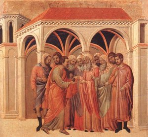 Pact Of Judas — Duccio Di Buoninsegna, Late Gothic